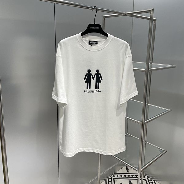 完売必至バレンシアガ PRIDE 22 オーバーサイズ ロゴTシャツ 偽物 2色 bay78928