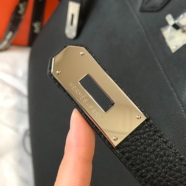 【1点物】エルメス バーキン50 スーパーコピー ハンドバッグ トリヨンクレマンス H刻印 シルバー 金具 erv95587