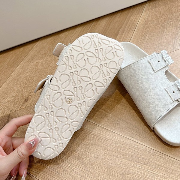 ロエベ イーズ スライドサンダル 激安 アナグラム バックル low36958