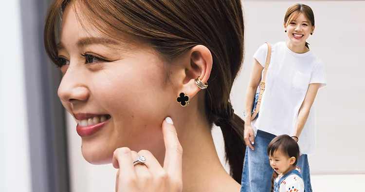 石原さとみ愛用のヴァンクリーフピアス
