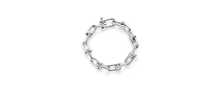 5.ハードウェア ラージリンク ブレスレット シルバー