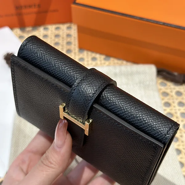 25絶対欲しい！エルメス Bearn べアン N級品 コンビネ 財布 ゴールド H082875