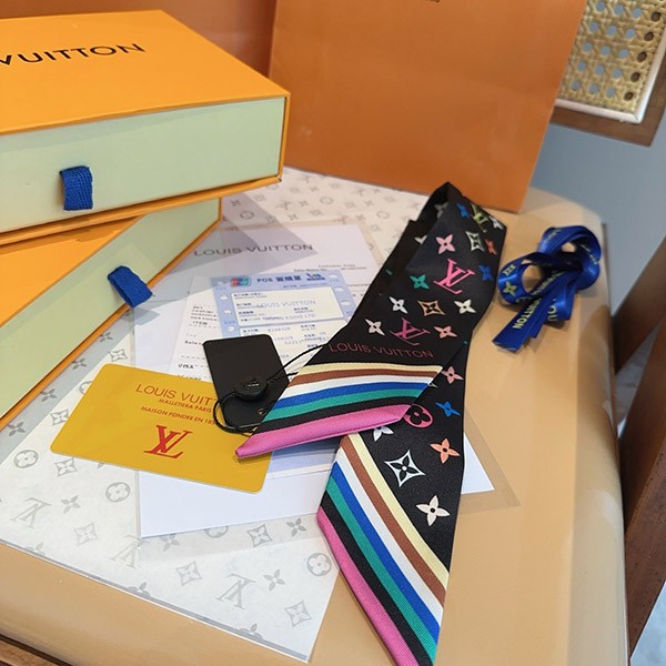 ＊村上隆コラボ【ルイヴィトン 偽物】LV×TM バンドー モノグラム BB スカーフ M96086