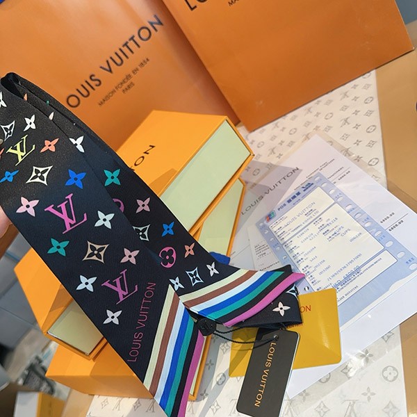 ＊村上隆コラボ【ルイヴィトン 偽物】LV×TM バンドー モノグラム BB スカーフ M96086