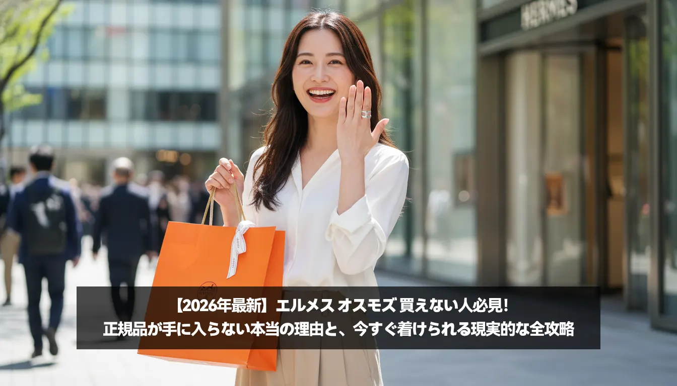 【2026年最新】エルメス オスモズ 買えない人必見！正規品が手に入らない本当の理由と、今すぐ着けられる現実的な全攻略