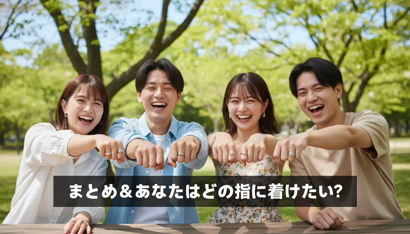 まとめ＆あなたはどの指に着けたい？
