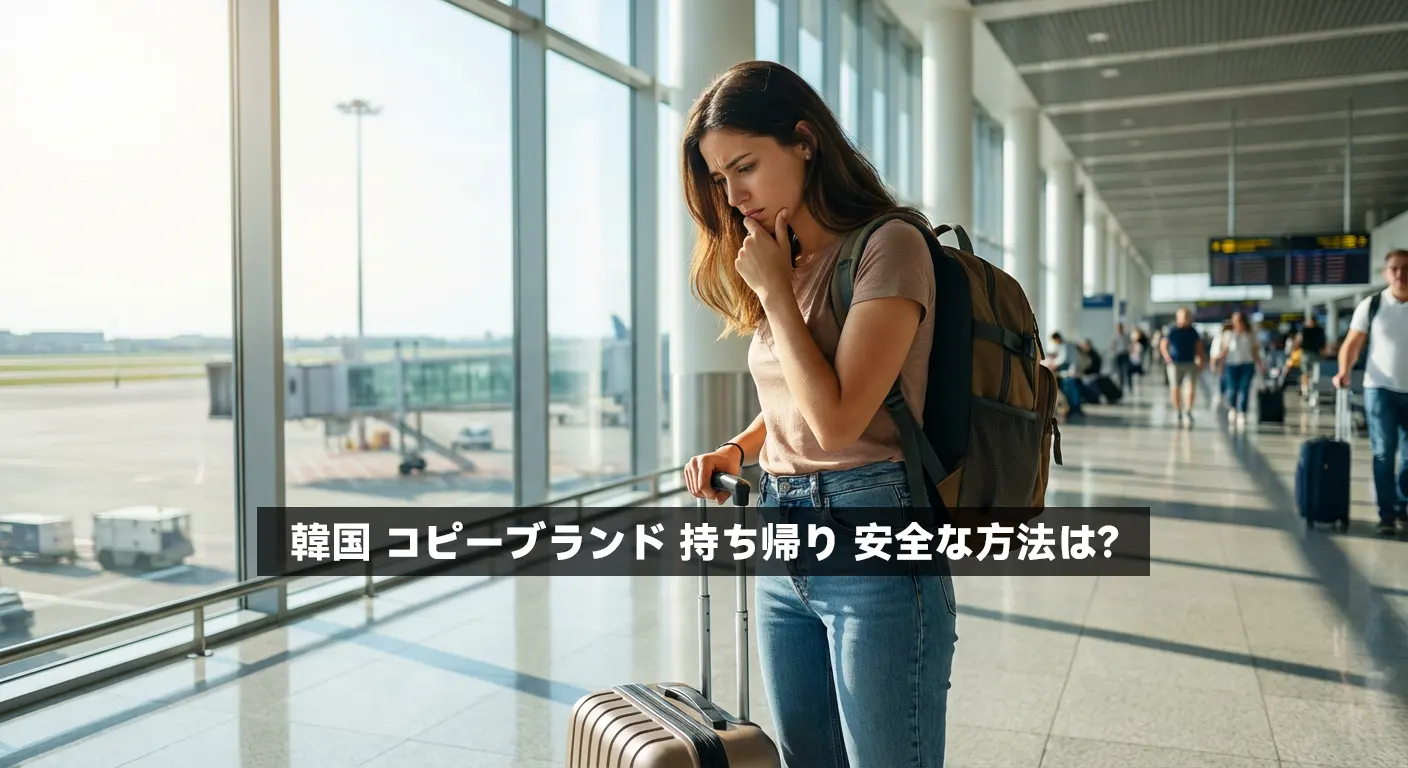 韓国 コピーブランド 持ち帰り 安全な方法は？