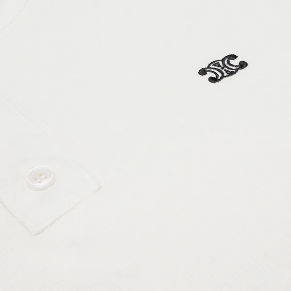 すぐ届く【セリーヌ】L/S Tシャツ コピー リブ編みコットンジャージー RX0A90F43