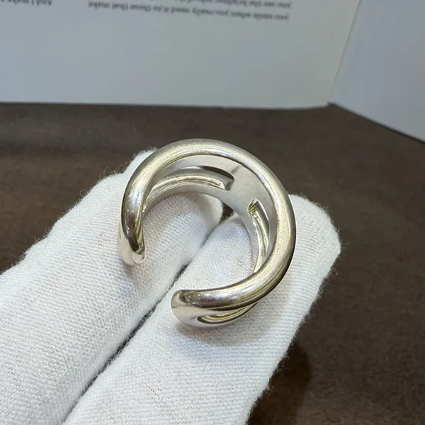 【高密度ソリッドシルバー】エルメス オスモズ リング シルバー925 N級品 H102536B 00049